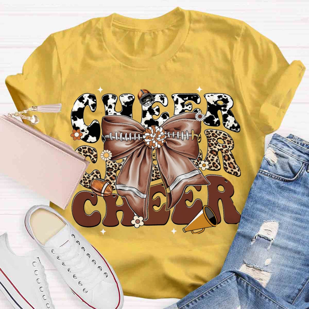 Football Cheer Design T-shirt