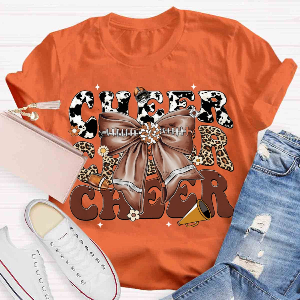 Football Cheer Design T-shirt