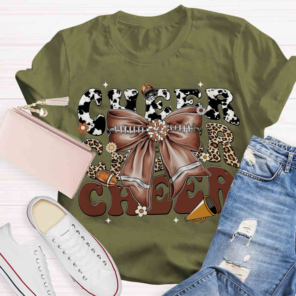 Football Cheer Design T-shirt