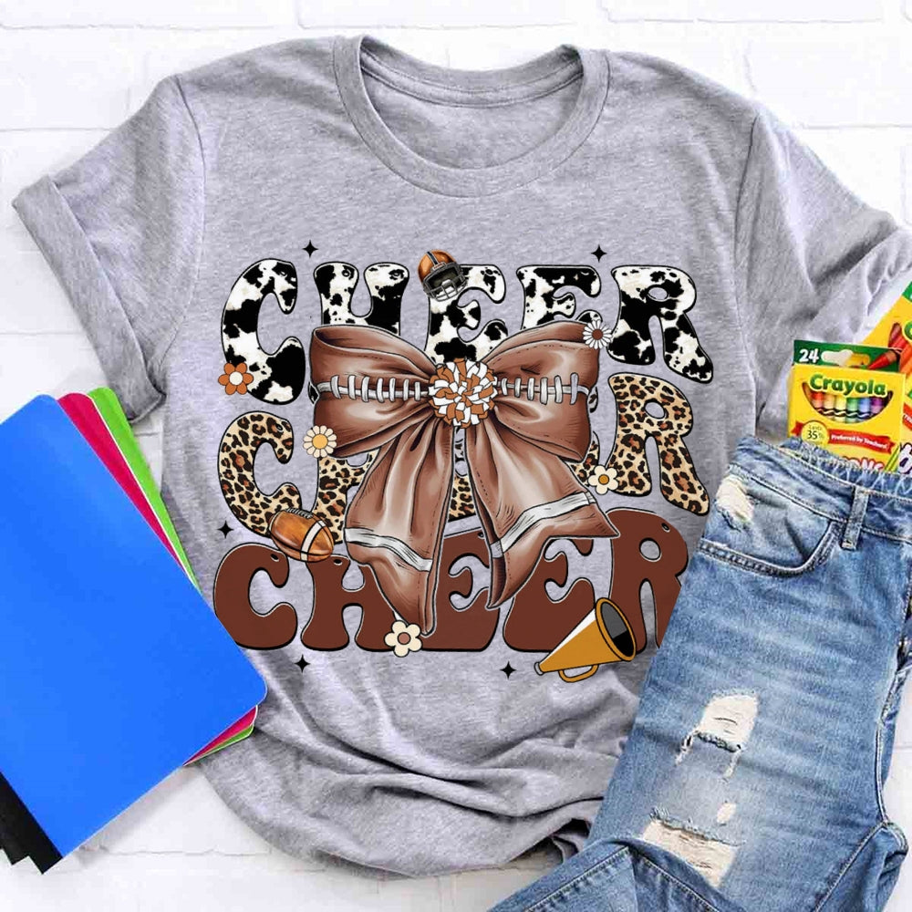 Football Cheer Design T-shirt