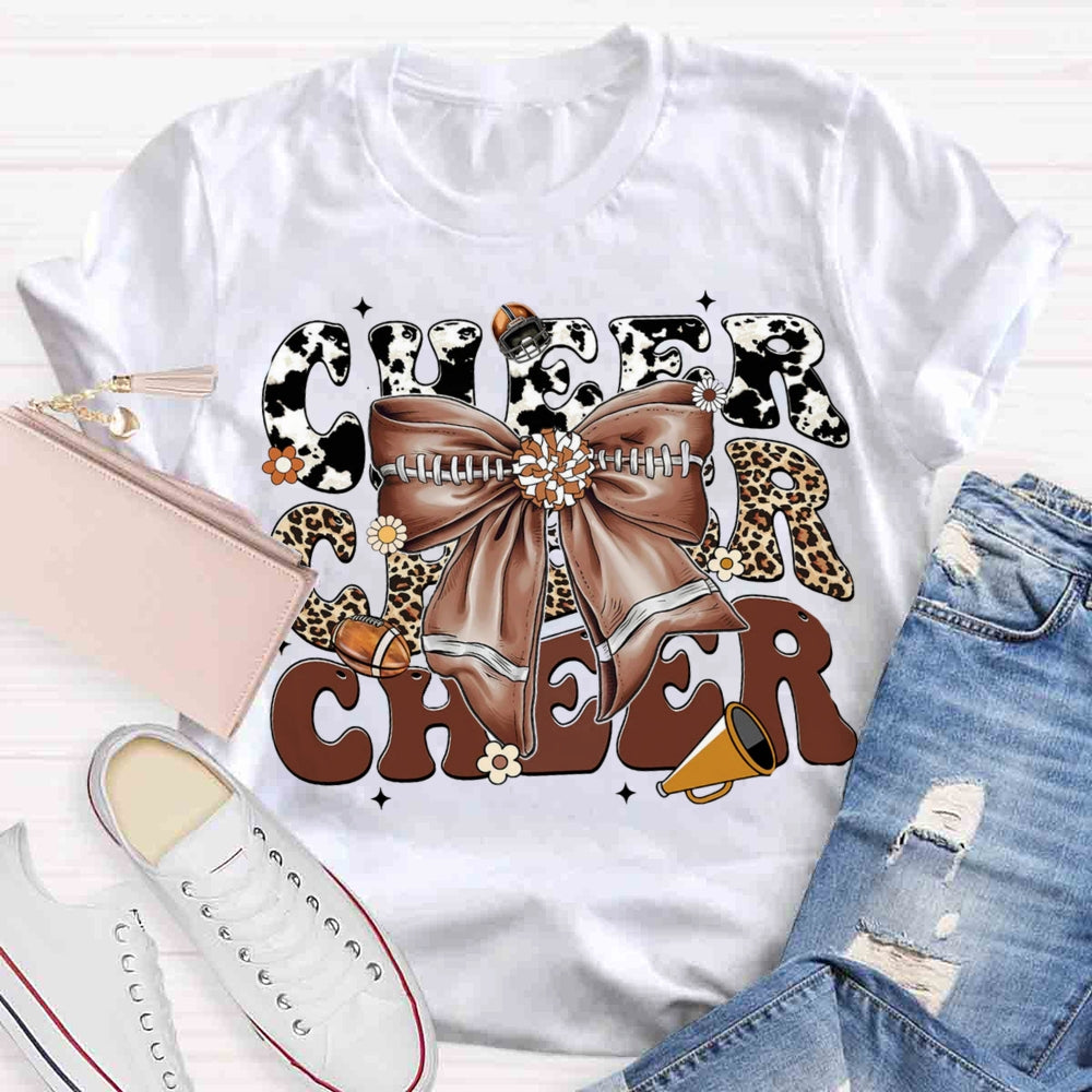 Football Cheer Design T-shirt