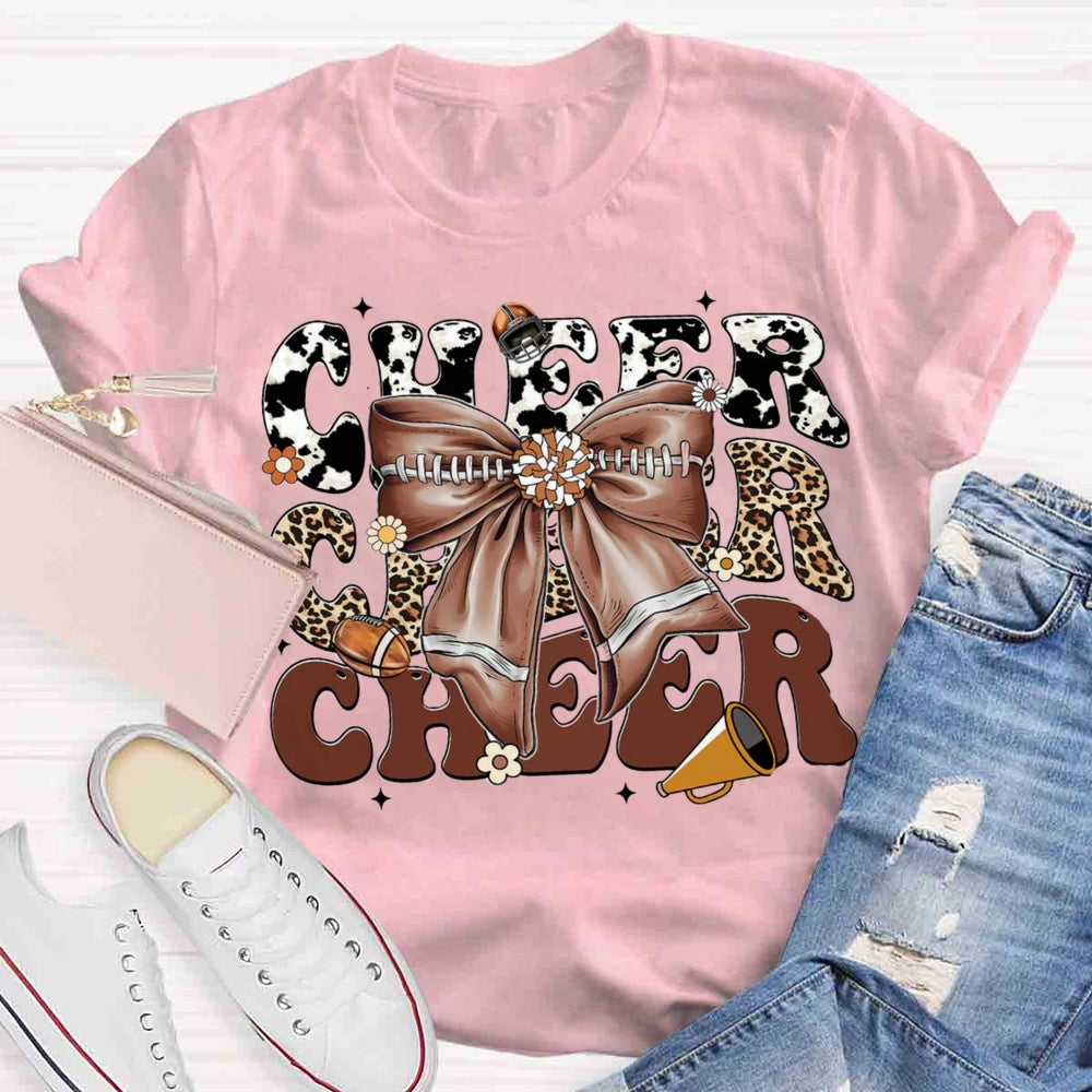 Football Cheer Design T-shirt