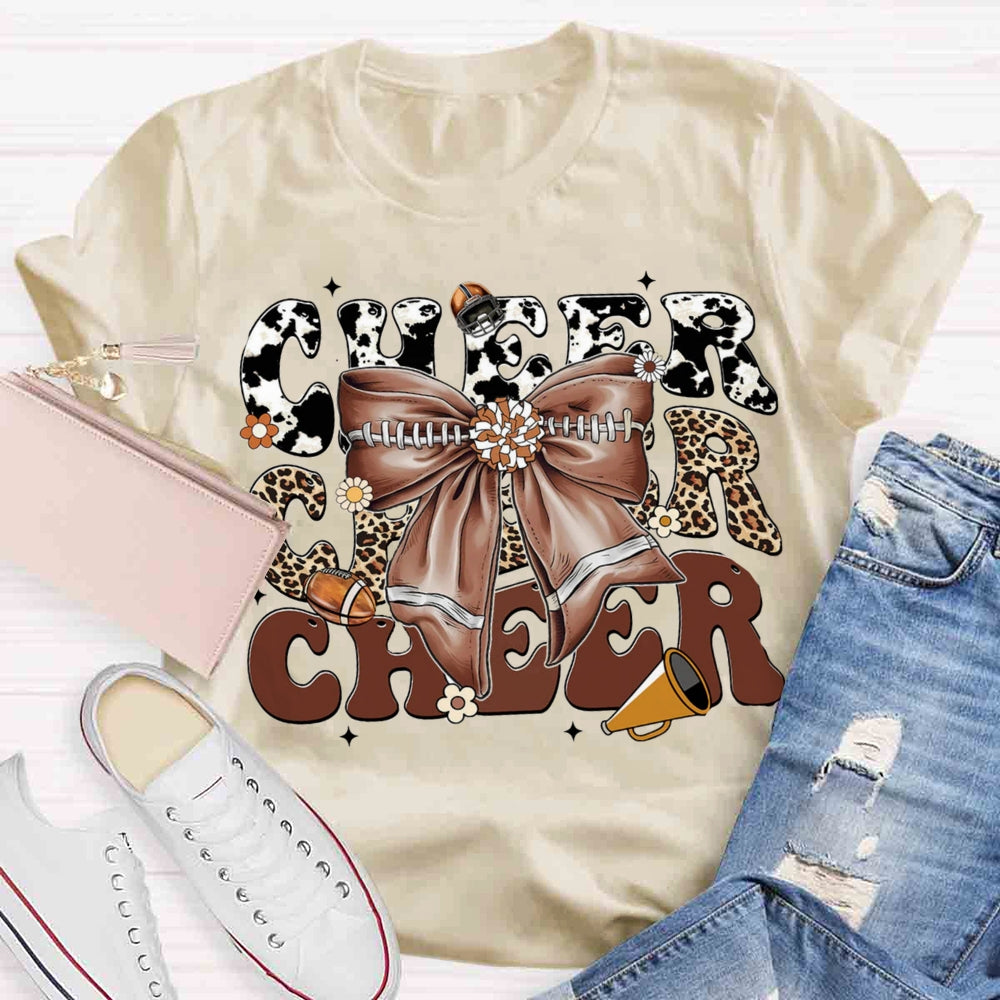 Football Cheer Design T-shirt