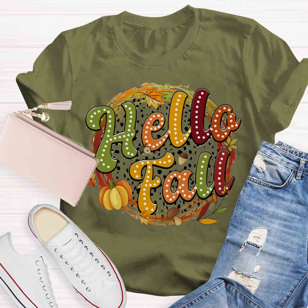 Hello Fall Pumpkin T-shirt