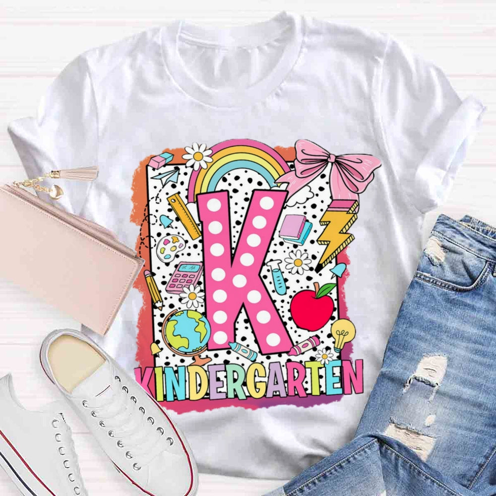 Personalized Grade Dot Design T-shirt