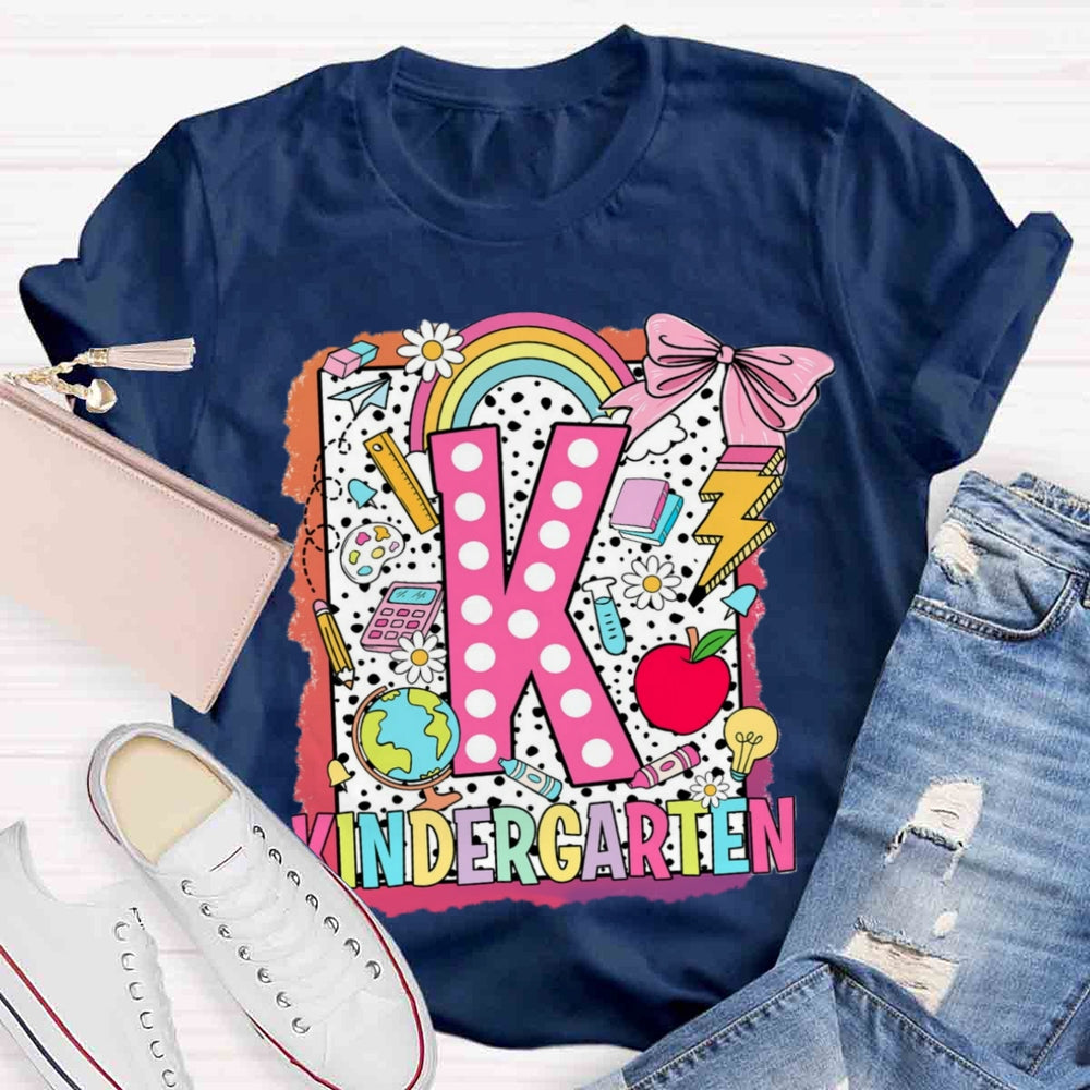 Personalized Grade Dot Design T-shirt