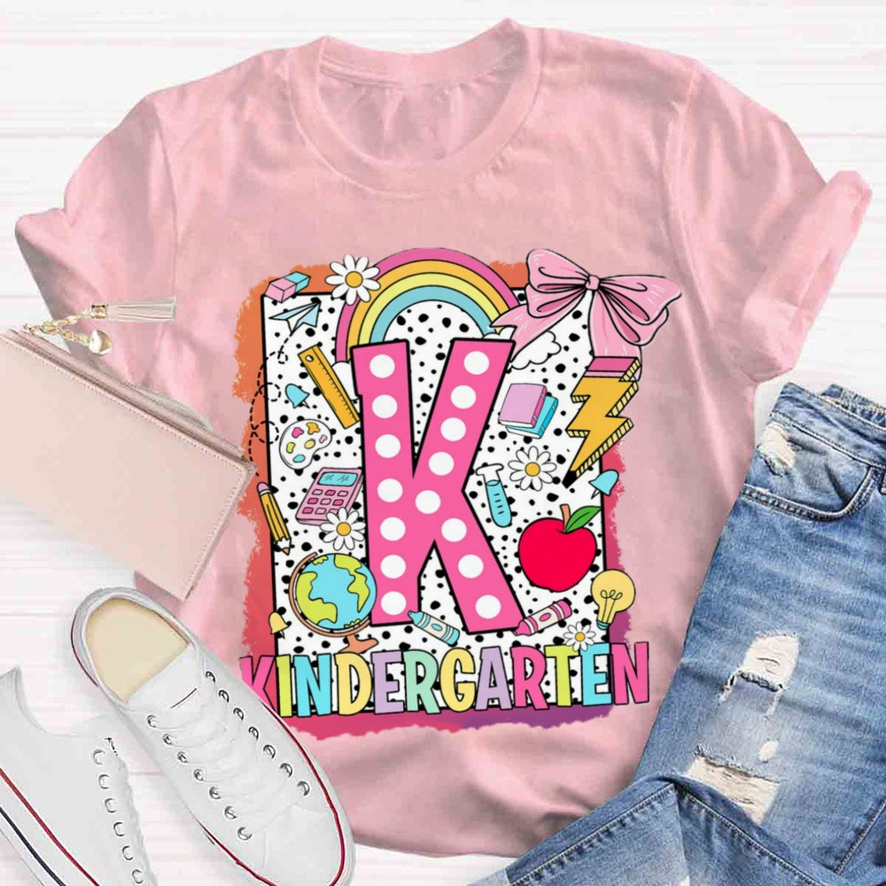 Personalized Grade Dot Design T-shirt