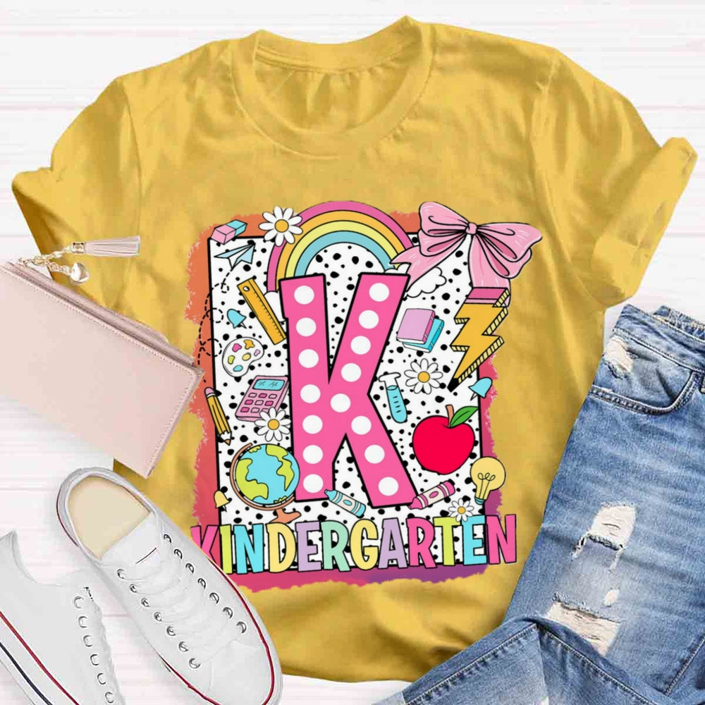 Personalized Grade Dot Design T-shirt