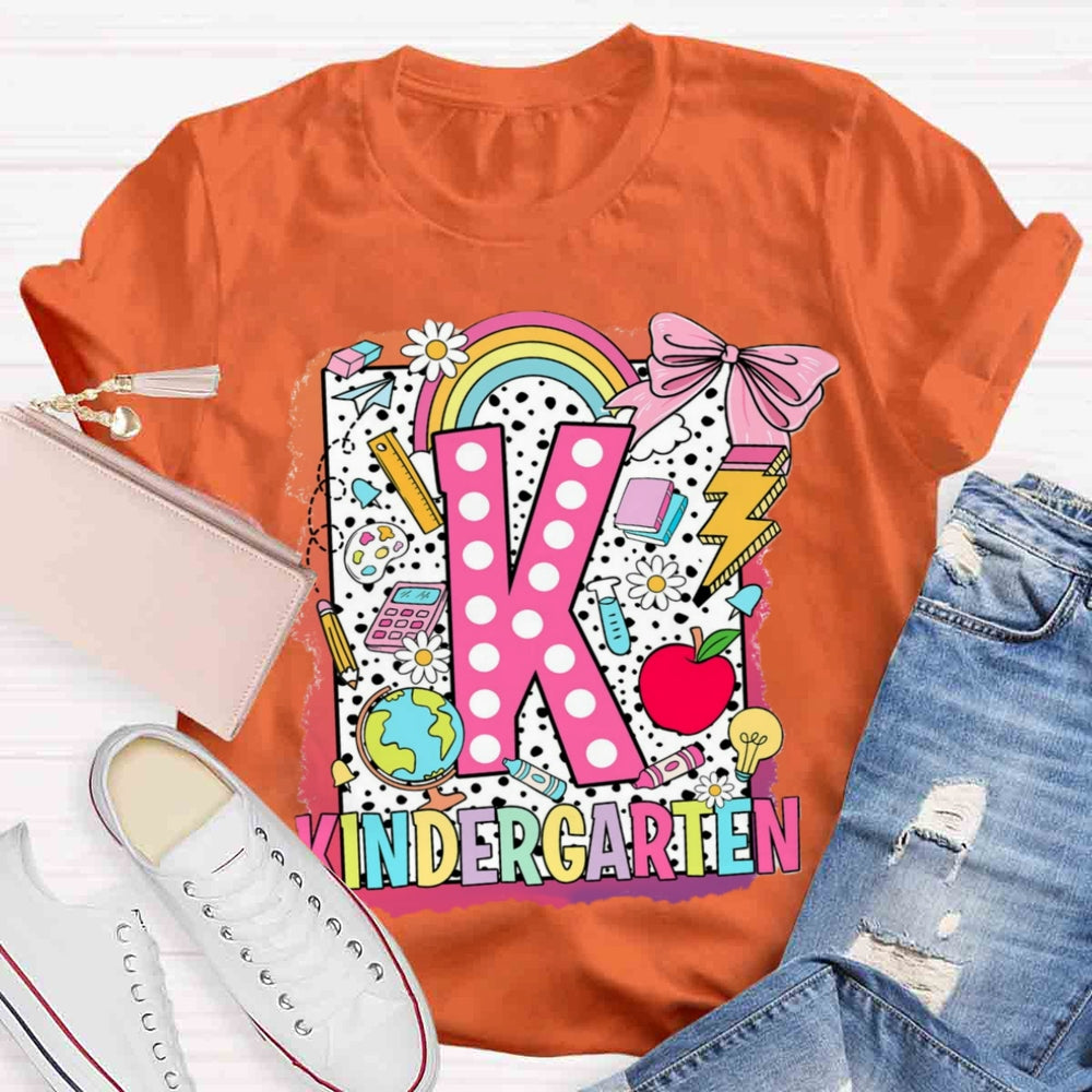 Personalized Grade Dot Design T-shirt