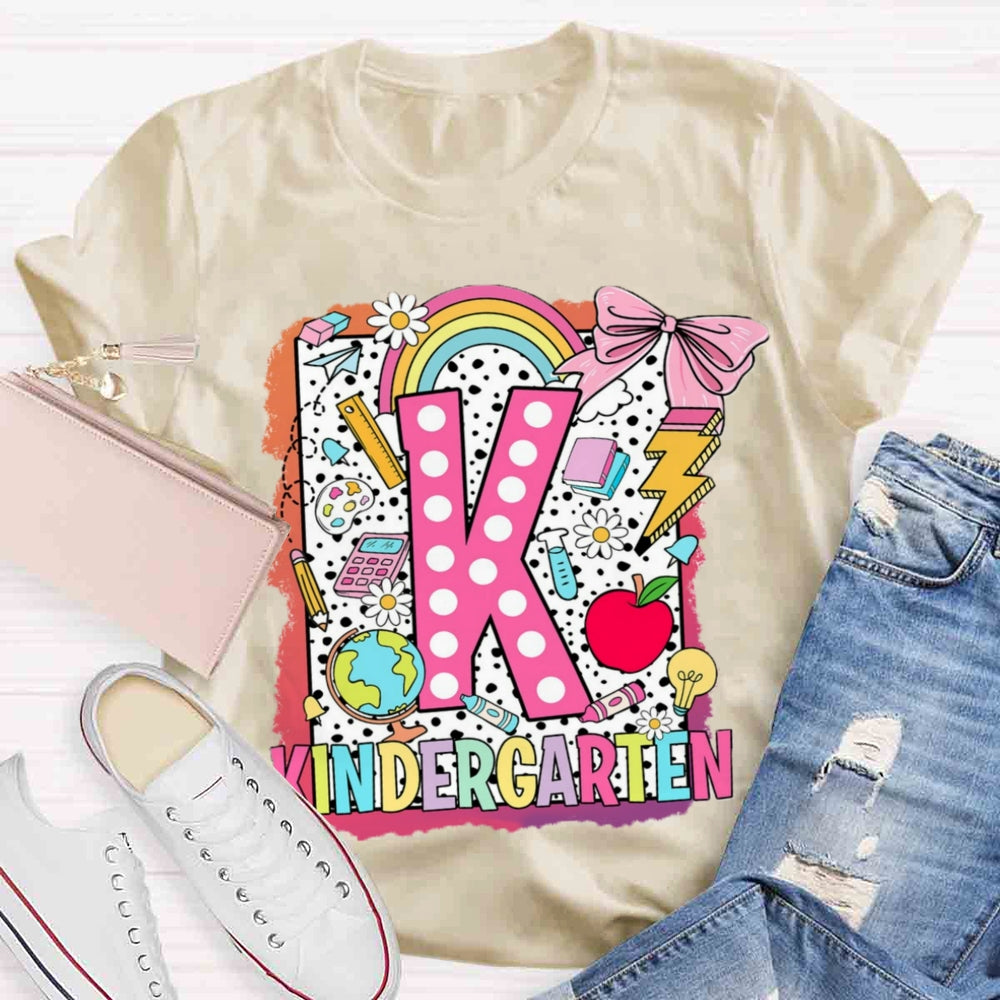 Personalized Grade Dot Design T-shirt