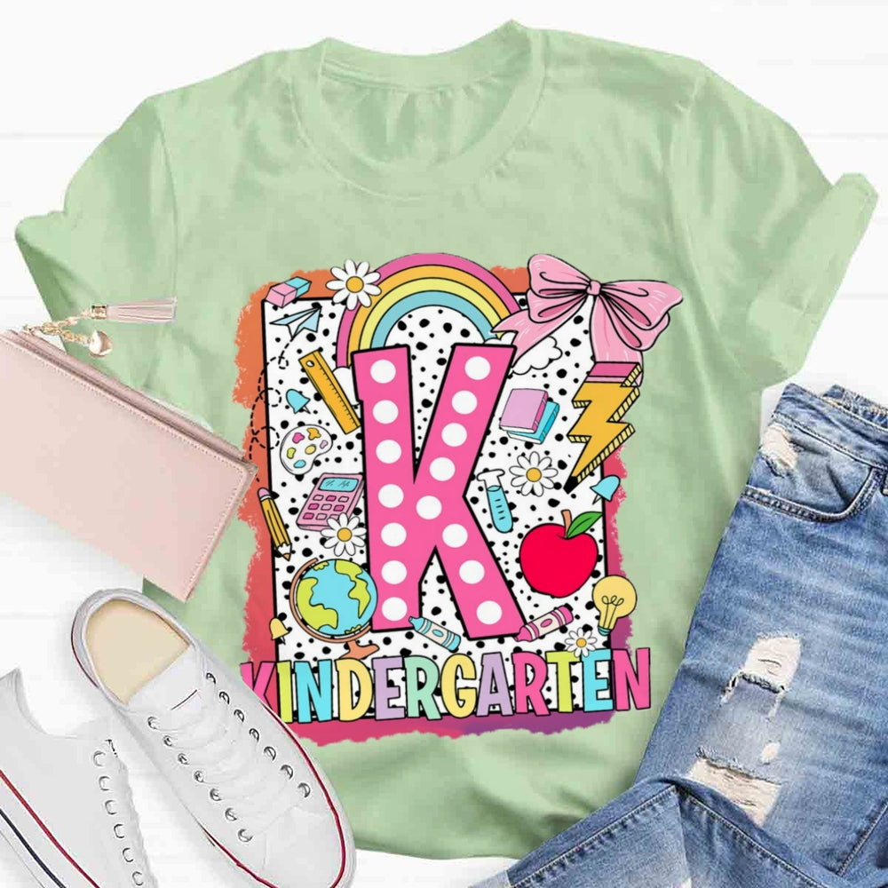 Personalized Grade Dot Design T-shirt