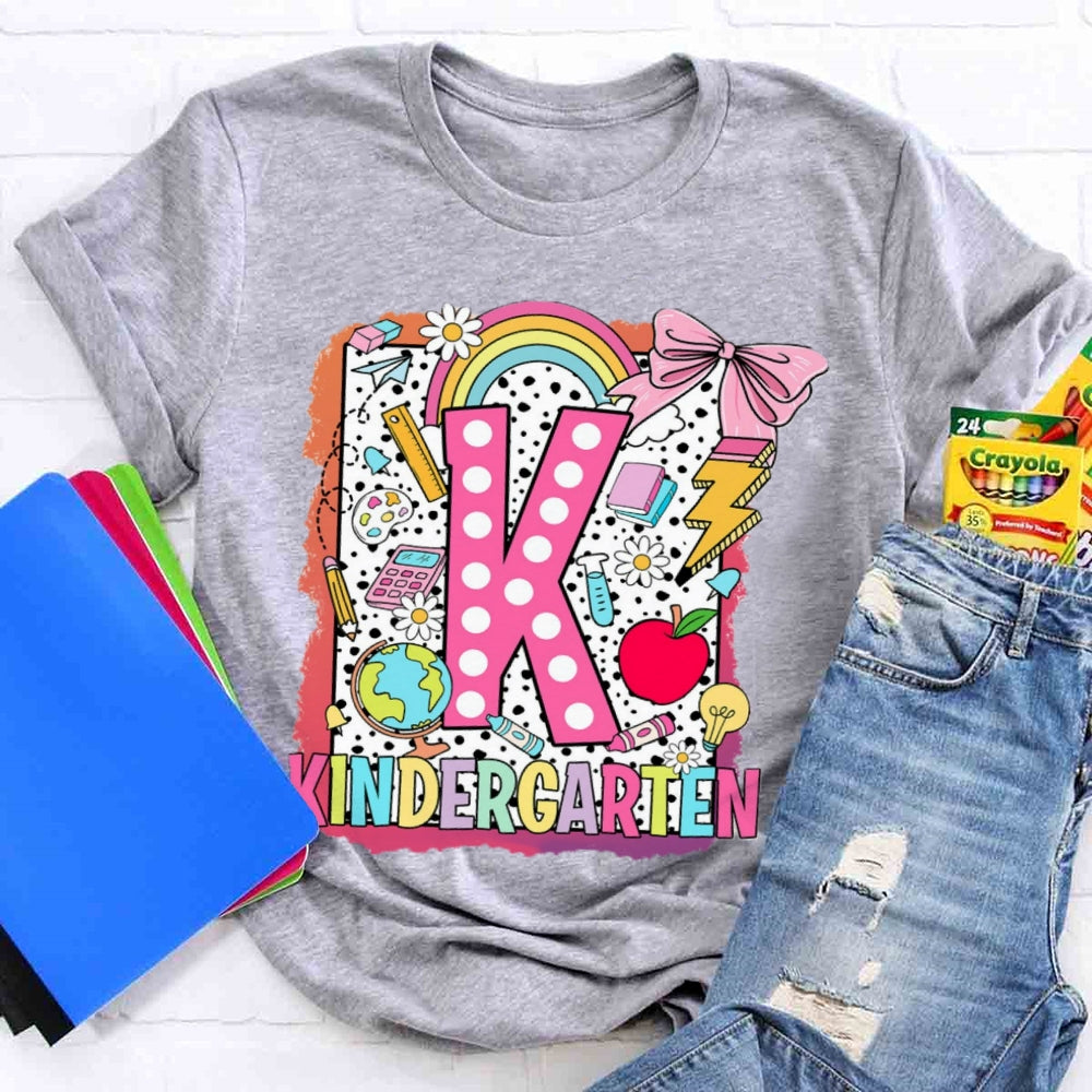 Personalized Grade Dot Design T-shirt