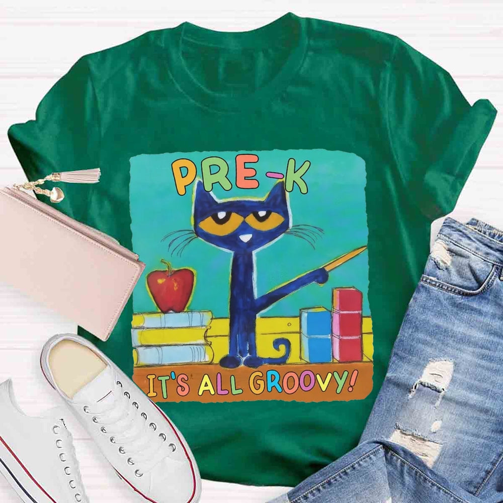 Personalized Grade It's All Groovy Pete The Cat T-shirt