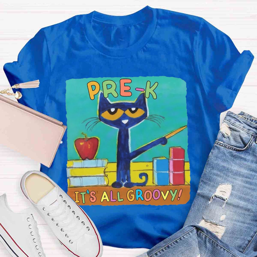 Personalized Grade It's All Groovy Pete The Cat T-shirt