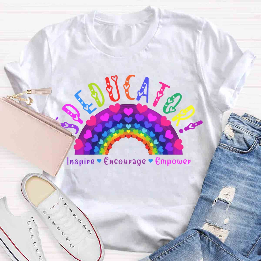 Speducator Inspire Encourage Empower T-shirt