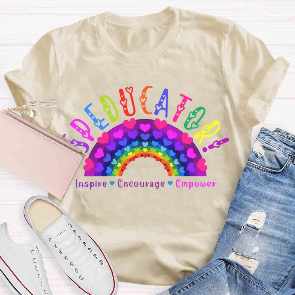 Speducator Inspire Encourage Empower T-shirt