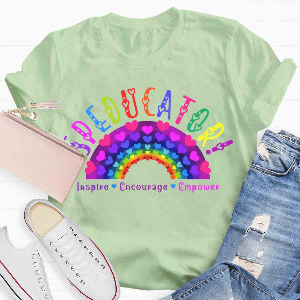 Speducator Inspire Encourage Empower T-shirt