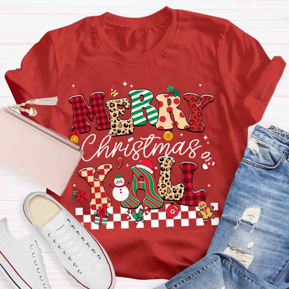 Merry Christmas Y'ALl T-shirt