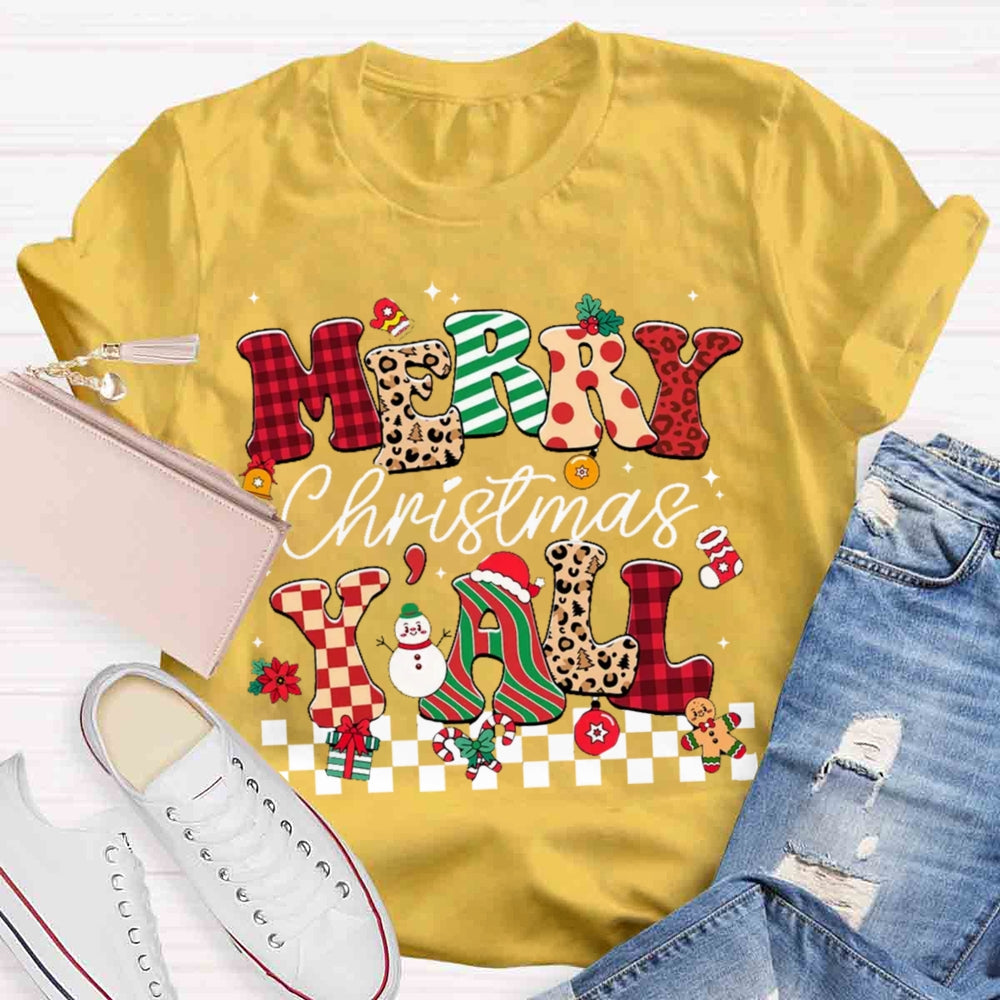 Merry Christmas Y'ALl T-shirt