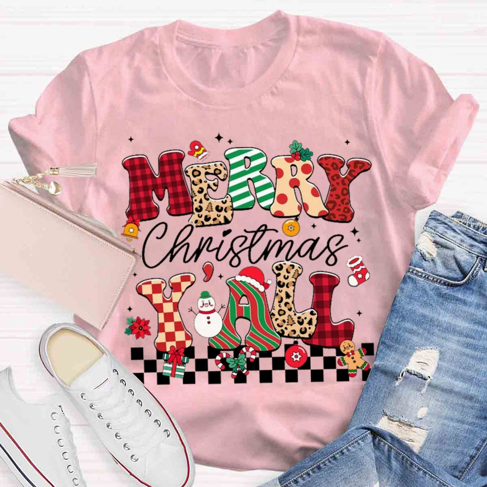 Merry Christmas Y'ALl T-shirt