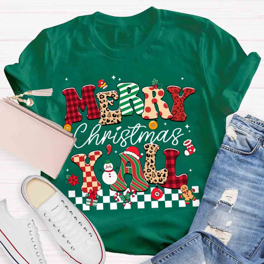 Merry Christmas Y'ALl T-shirt