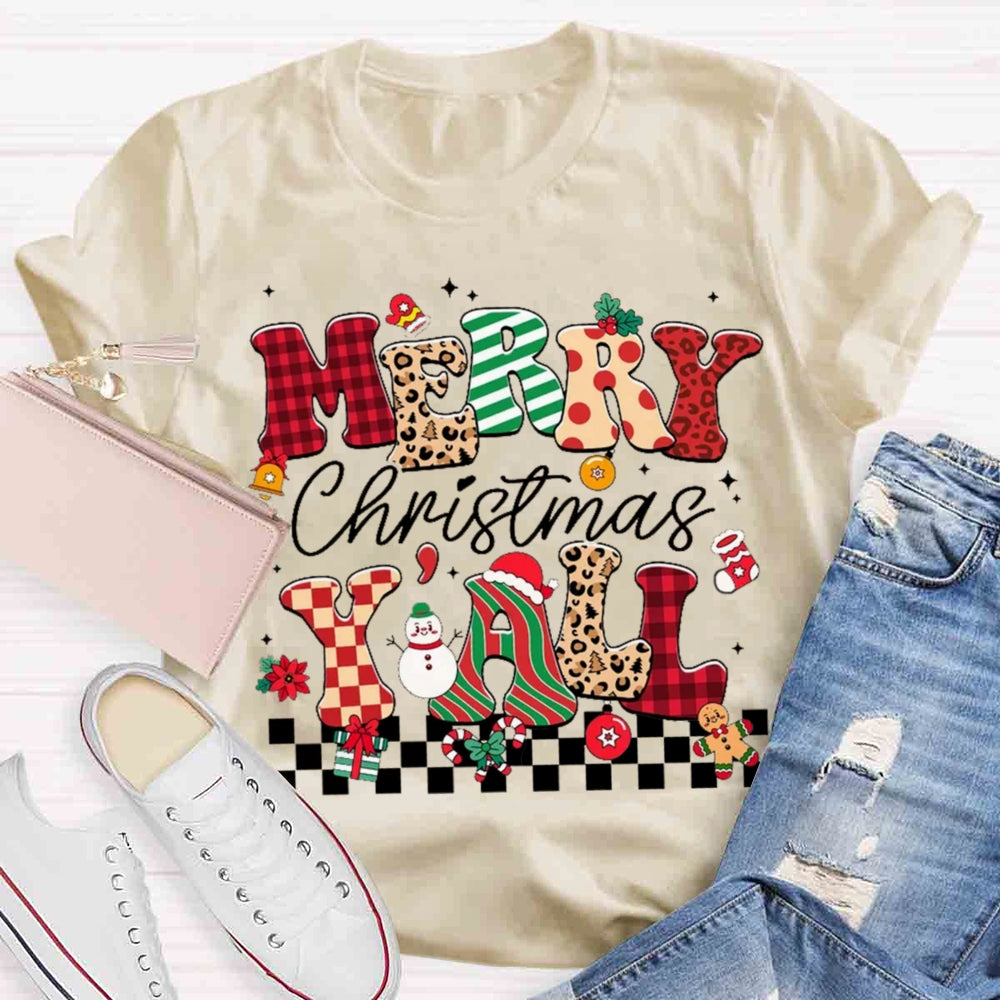 Merry Christmas Y'ALl T-shirt