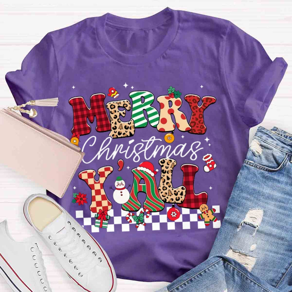 Merry Christmas Y'ALl T-shirt