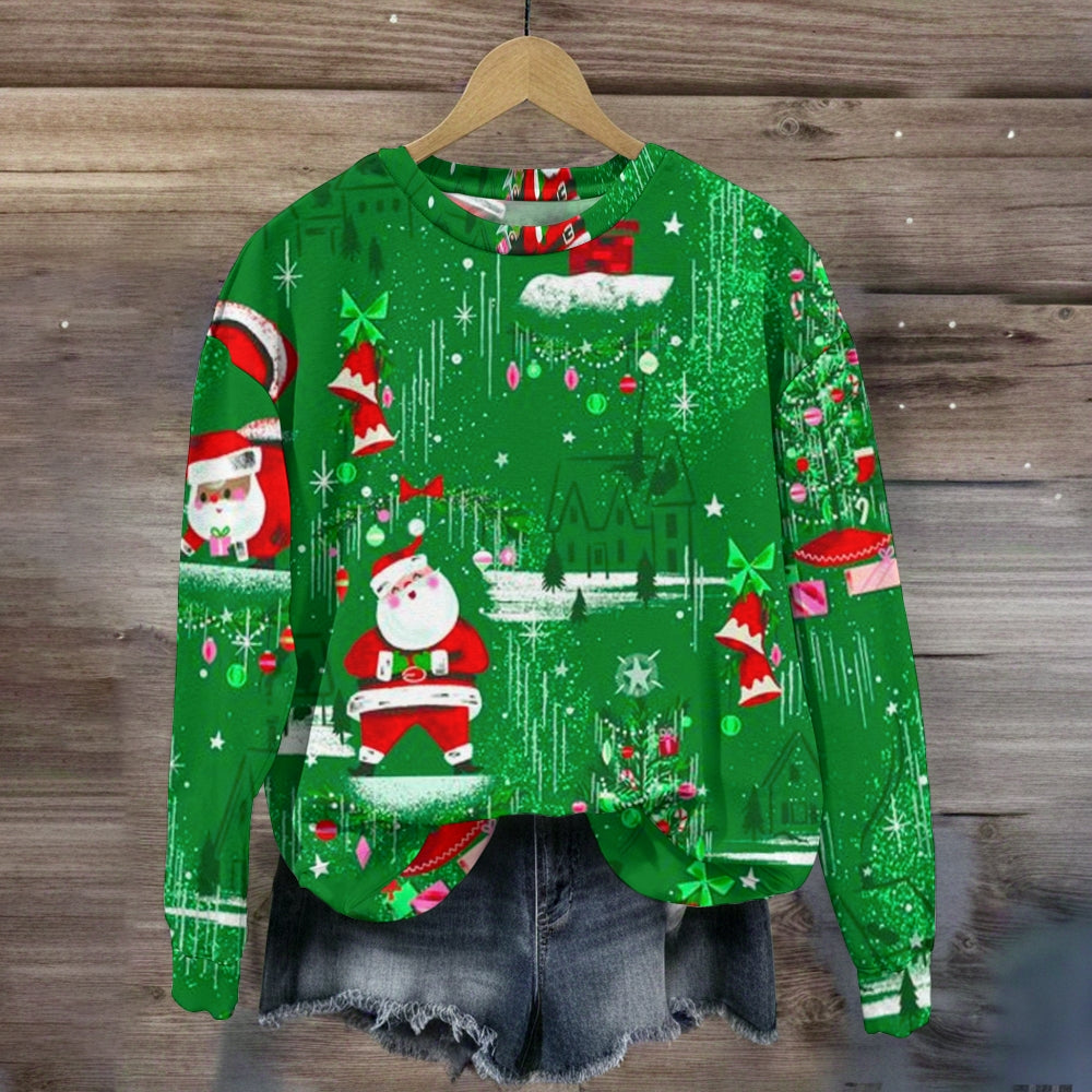 Cartoon Christmas Teacher Sweatshirt