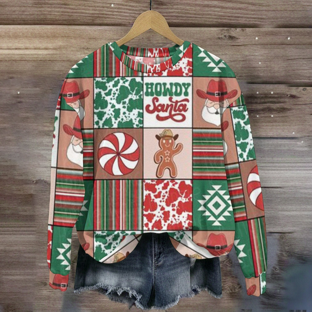 Howdy Santa Teacher Sweatshirt