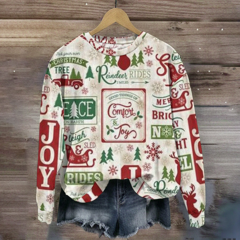 Merry And Bright Teacher Sweatshirt