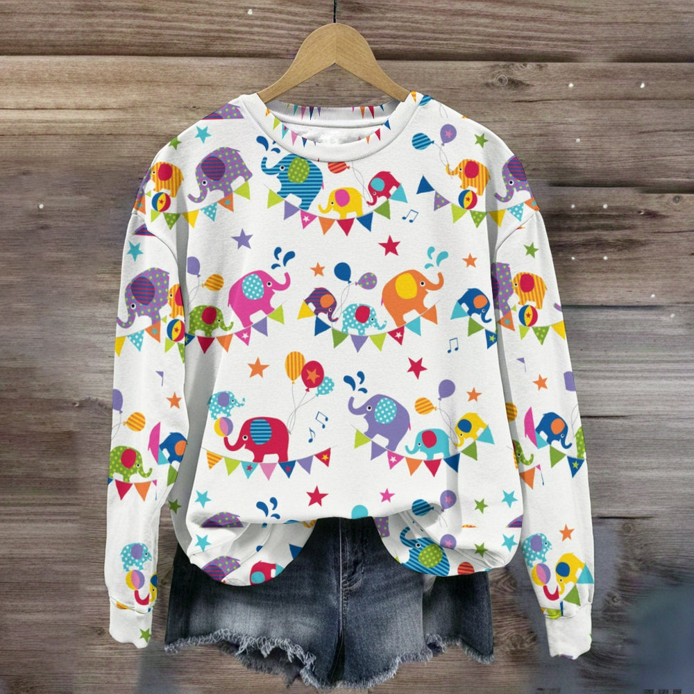 Happy Elephant Sweatshirt