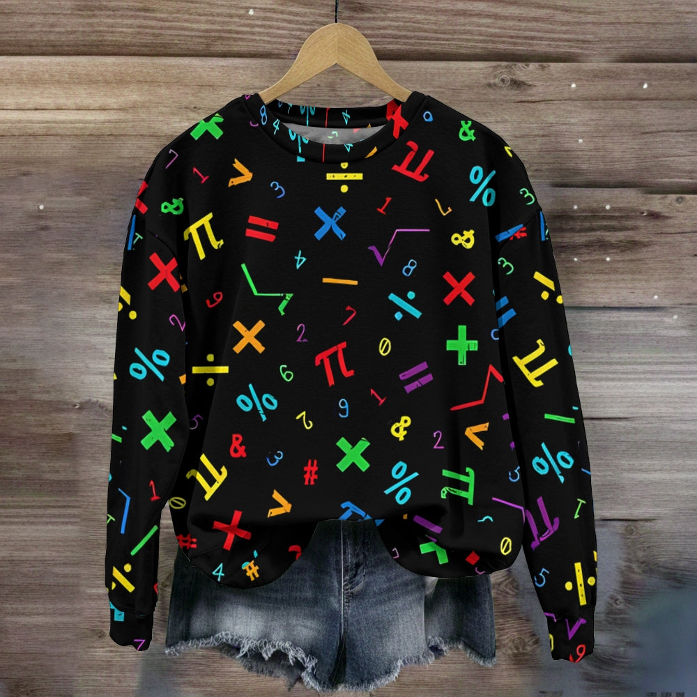 The Wonderful World Of Digital Symbols Sweatshirt