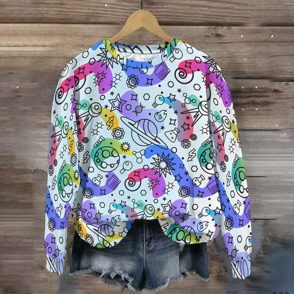 Immerse Yourself In The Colorful World Of Science Sweatshirt