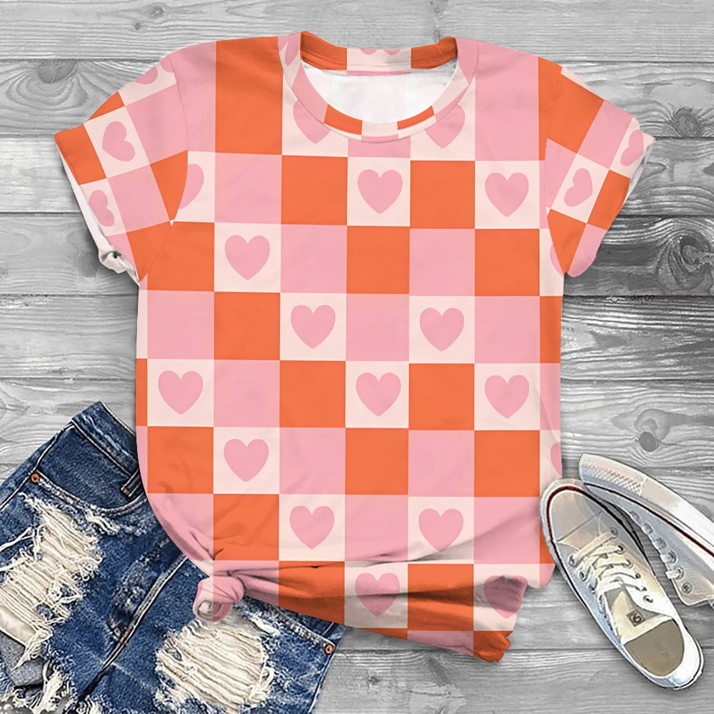 Pink love T-shirt