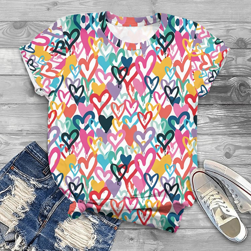 Love Every Students With Heart T-shirt