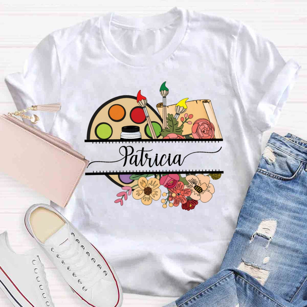 Personalized Name Beautiful And Elegant As Always Teacher T-shirt