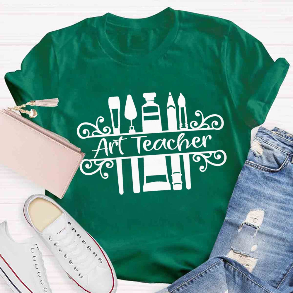 Art Comes From Life Teacher T-shirt