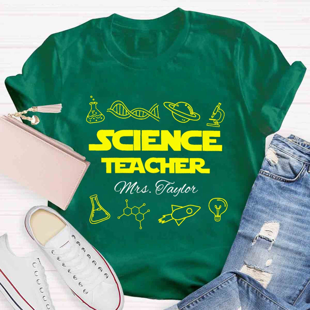 Personalized Name Science Is The Standard For Testing The Truth Of Theories T-shirt