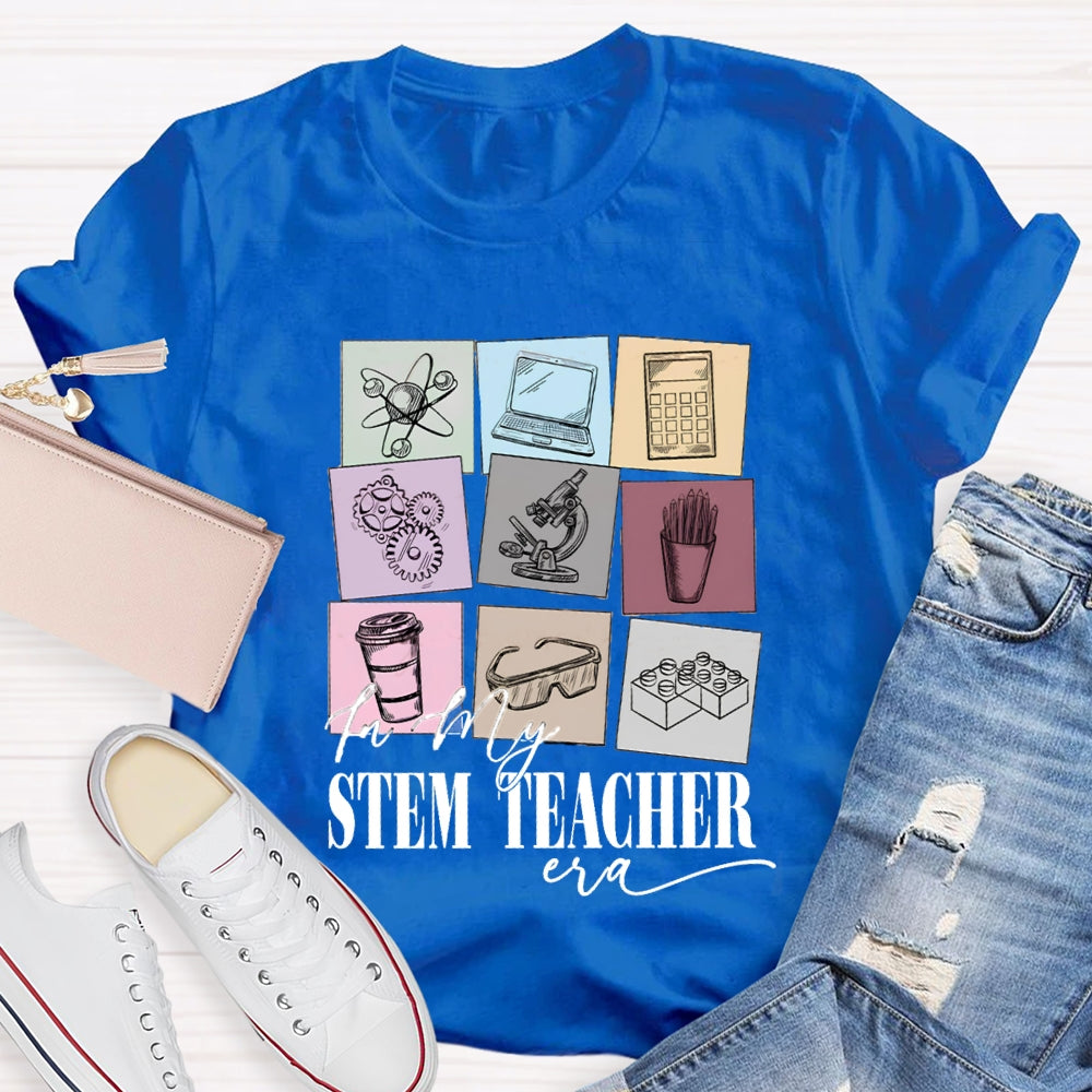 Stem Teacher Computer Calculator Microscope T-shirt