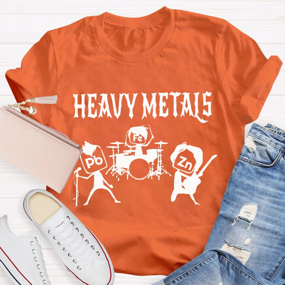 Heavy Metals Chemistry Teacher T-shirt