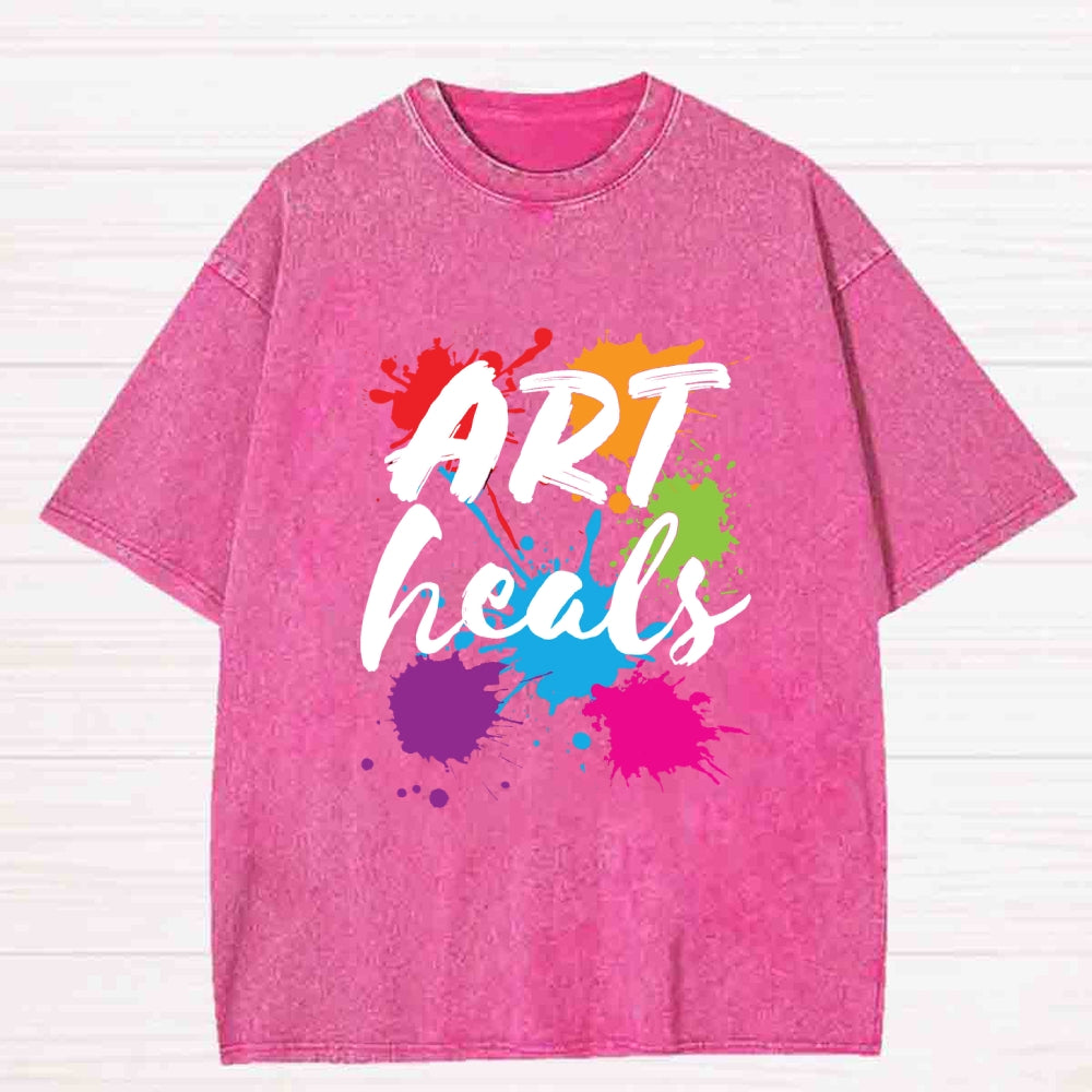 Art Heals Washed T-shirt