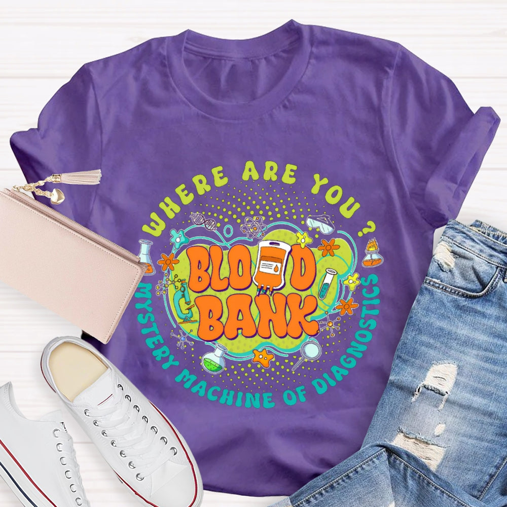 Where Are You Mystery Machine Of Diagnostics T-shirt