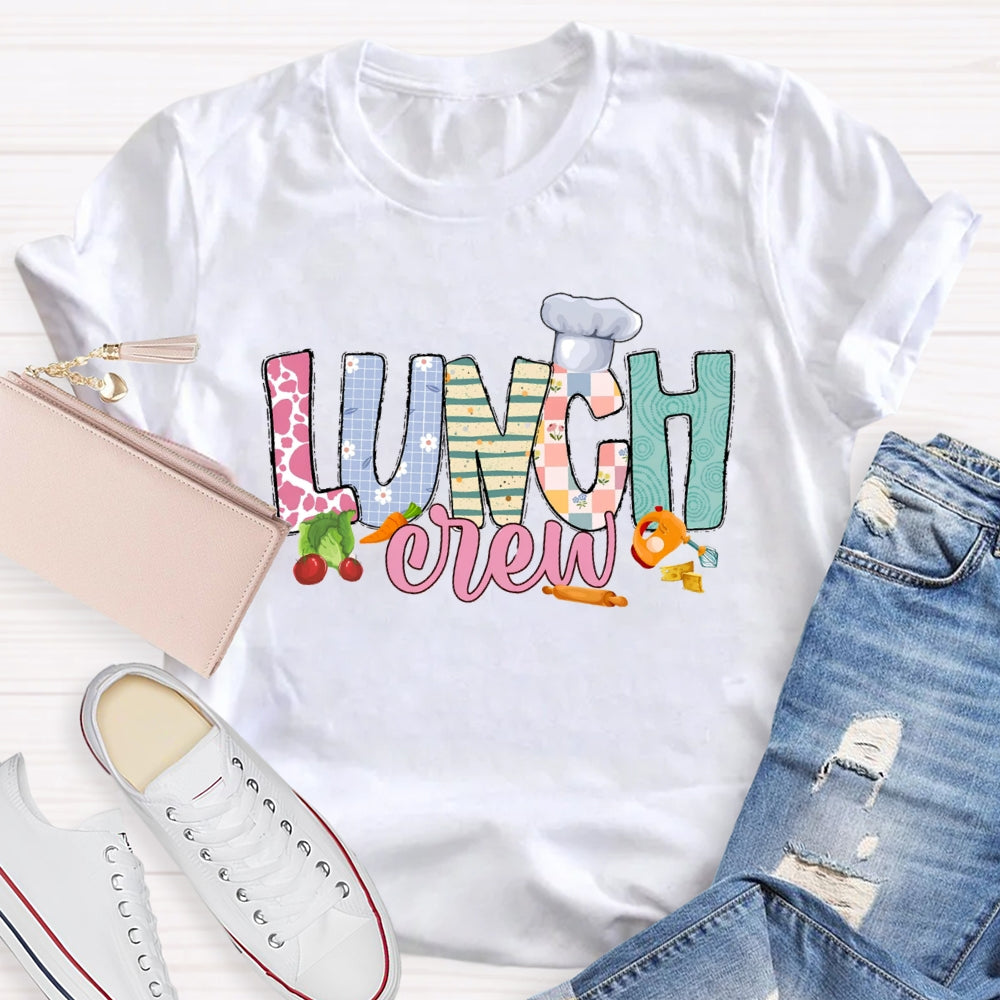 Lunch Crew Chef Hat T-shirt