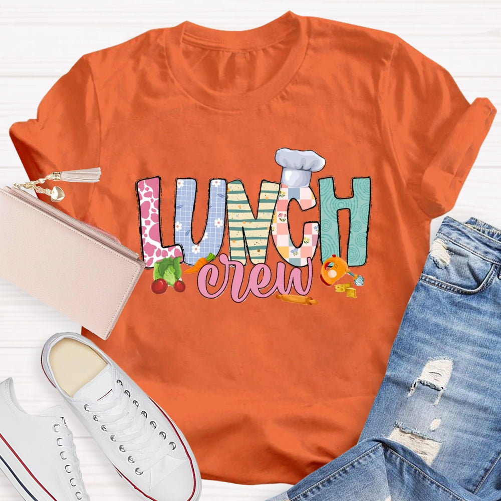 Lunch Crew Chef Hat T-shirt