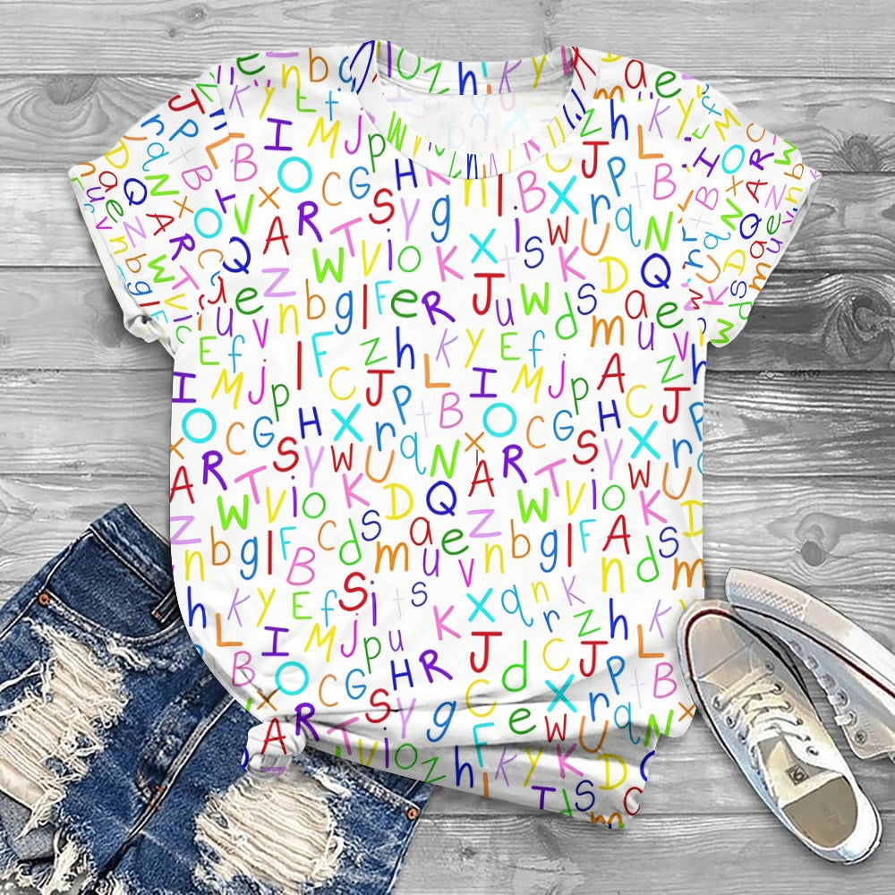 Mysterious World Of Colorful Numbers T-Shirt