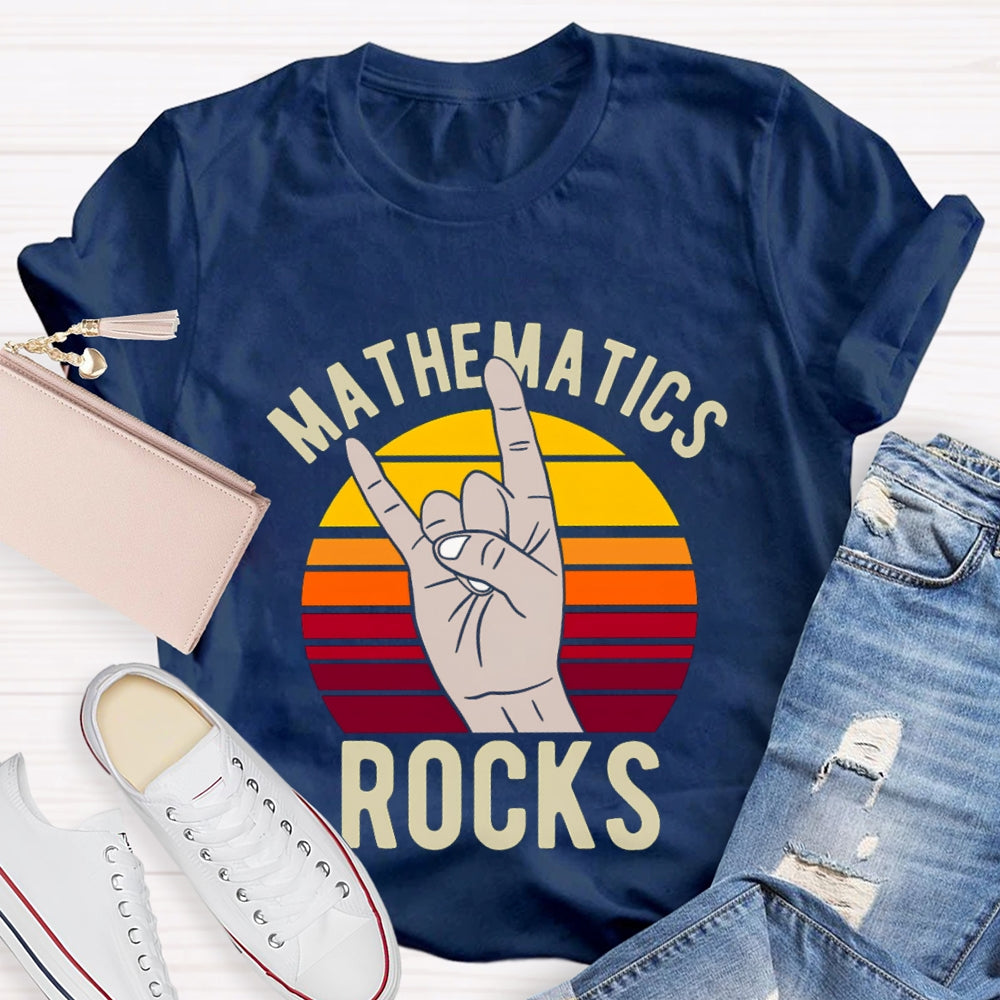 Mathematics Rocks T-shirt