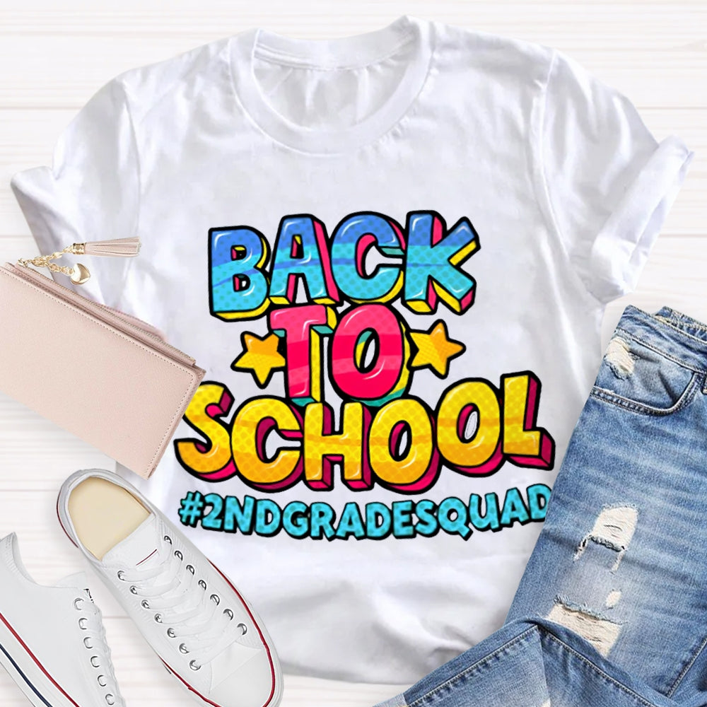 Personalized Back To School Teacher Shirt