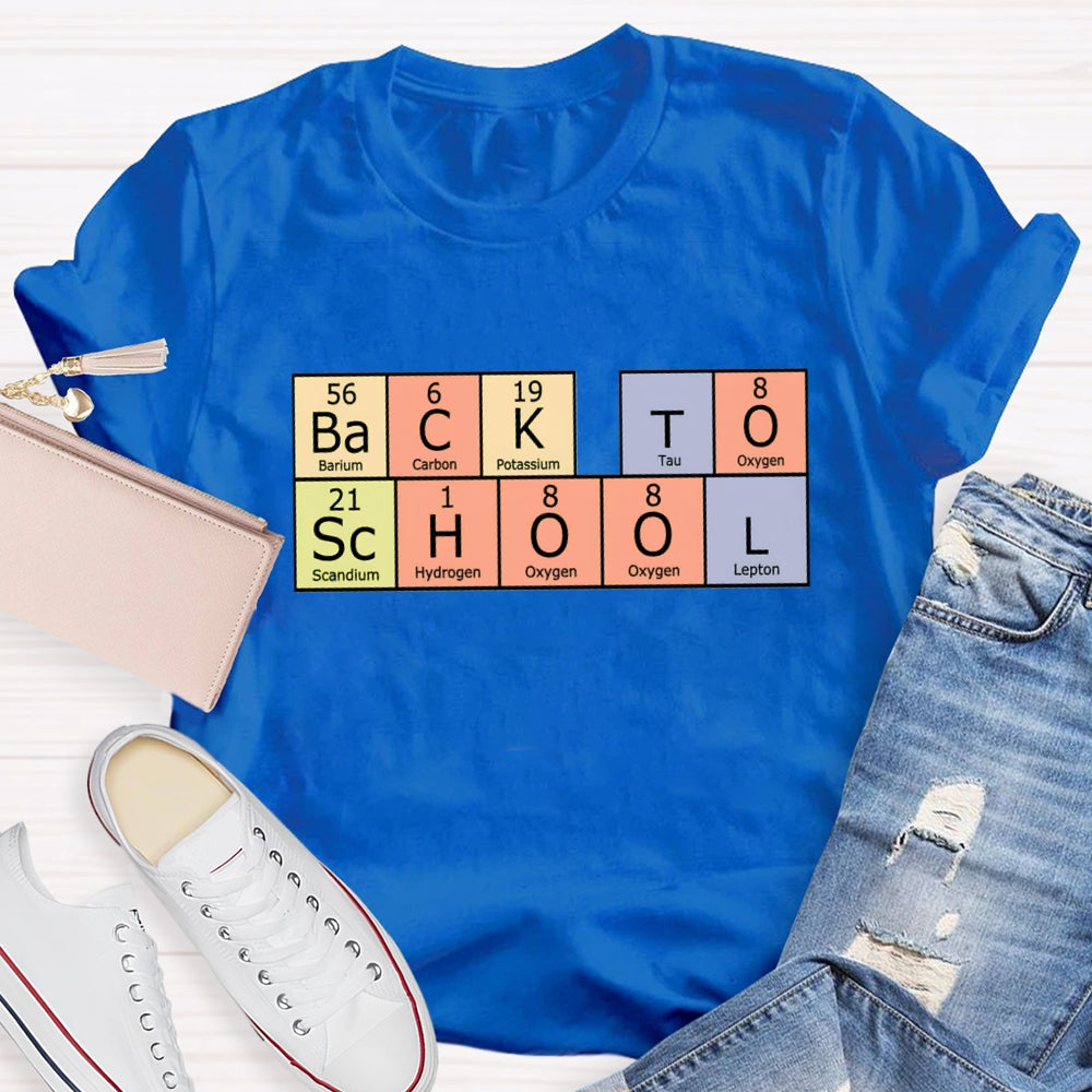 Back To School Periodic Table T-Shirt