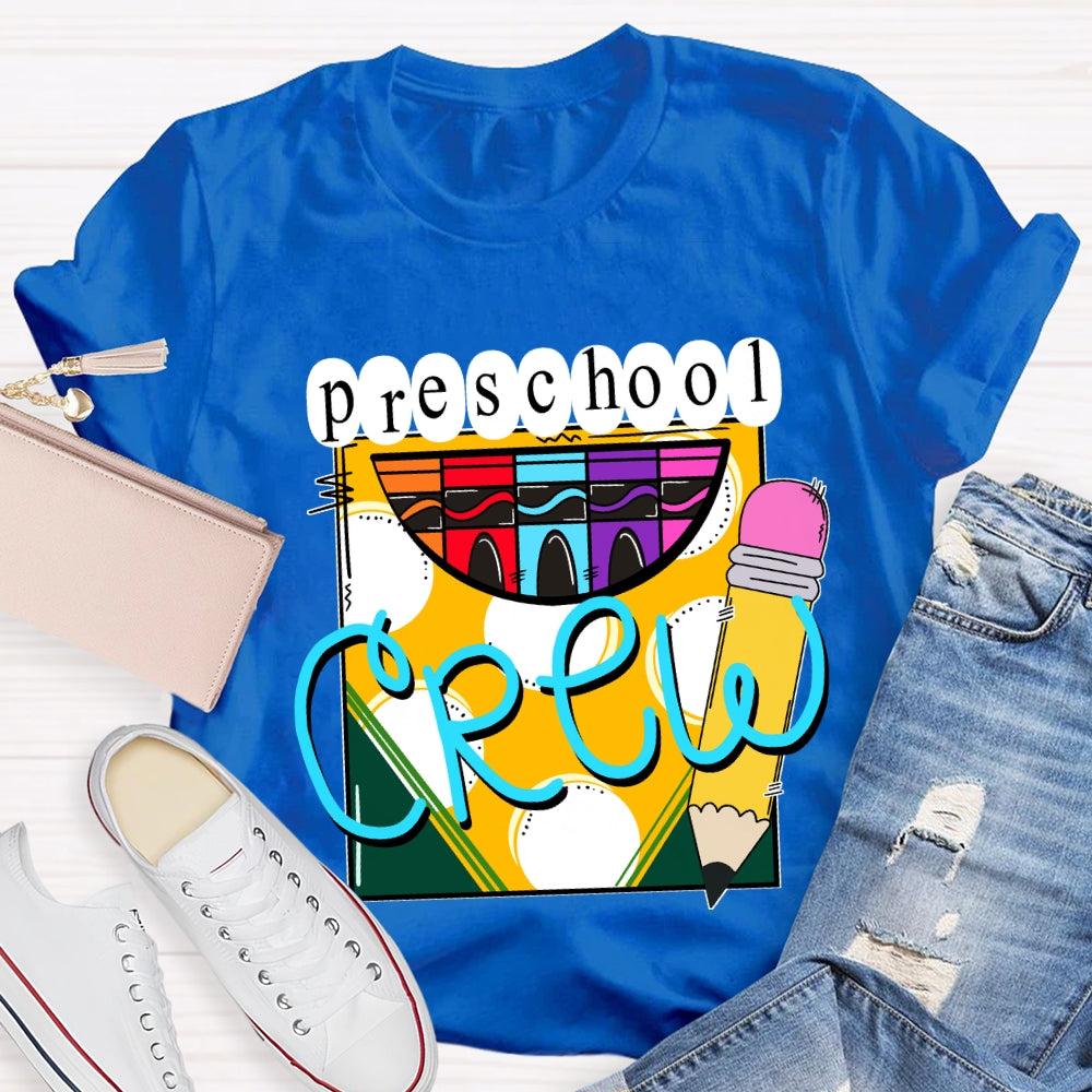 Personalized Grade A Box Of Colored Crayons Teacher T-Shirt