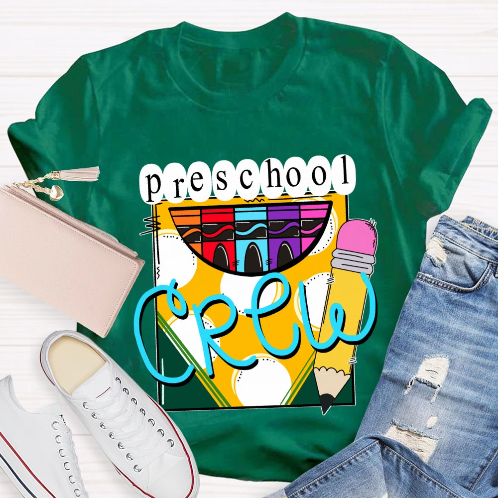 Personalized Grade A Box Of Colored Crayons Teacher T-Shirt